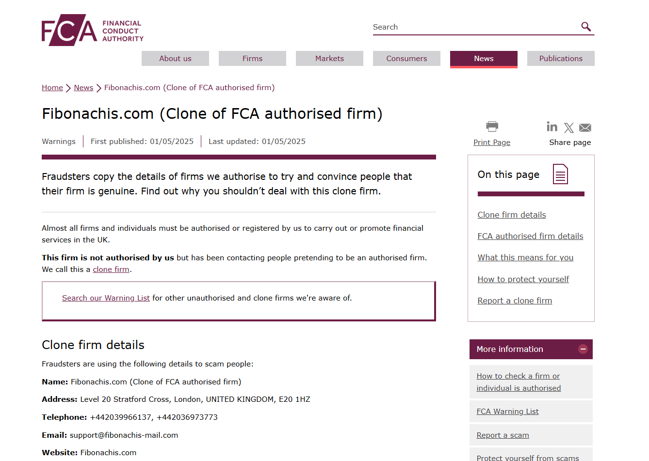 Fibonachis-com-Clone-of-FCA-authorised-firm-FCA-Warning