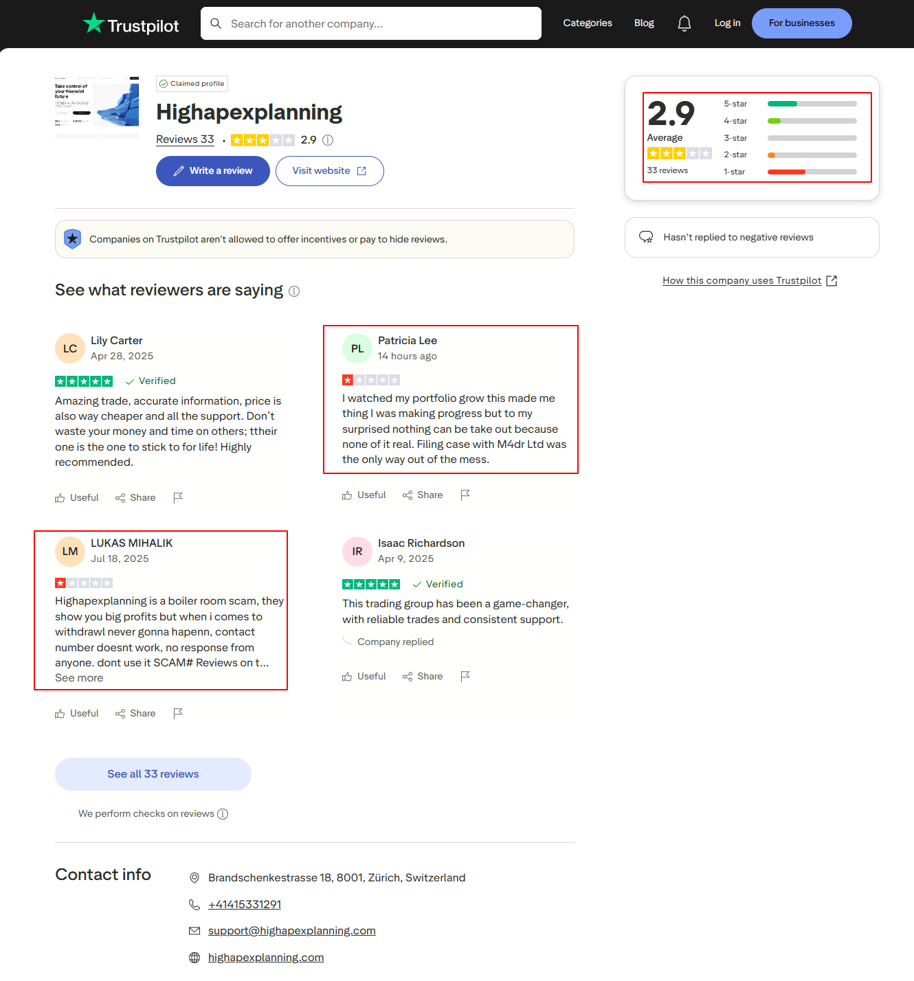 Highapexplanning-Reviews-Read-Customer-Service-Reviews-of-highapexplanning-com