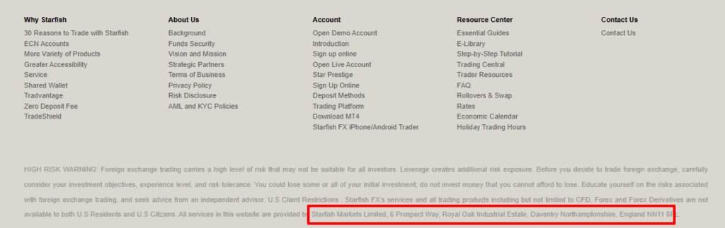 Starfish FX-Address