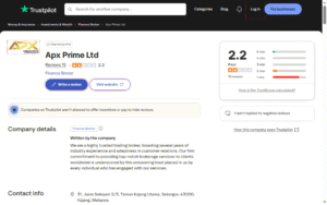 Apx-Prime-Ltd trustpilot