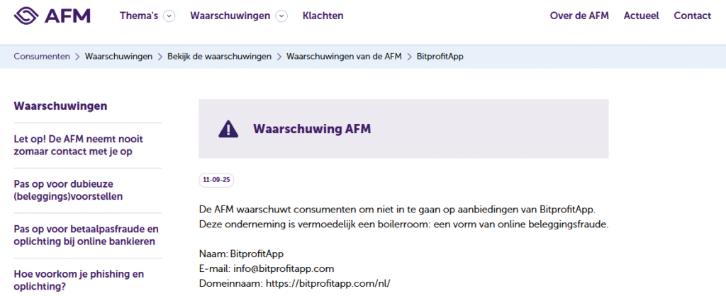 BitprofitApp AFM
