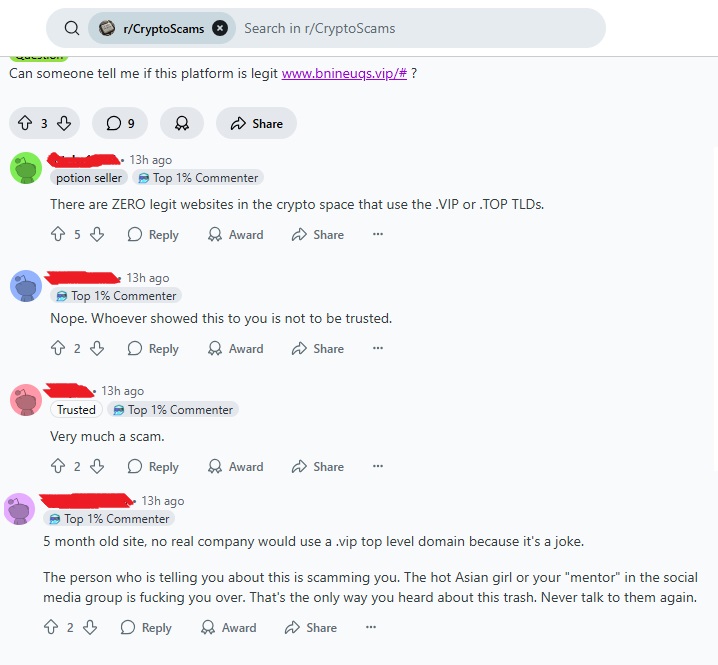 Bnineuqs.vip Reddit