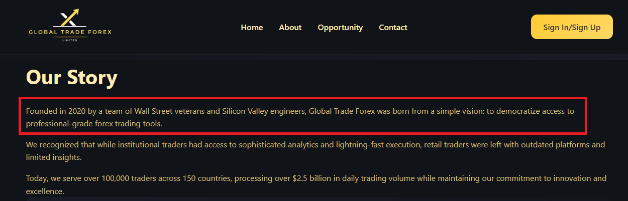Global Trade Forex About