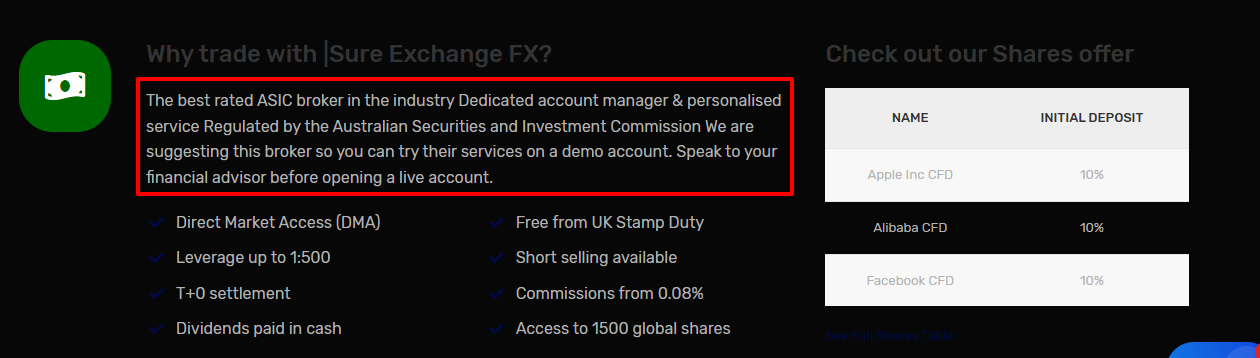 Sure Exchange FX ASIC