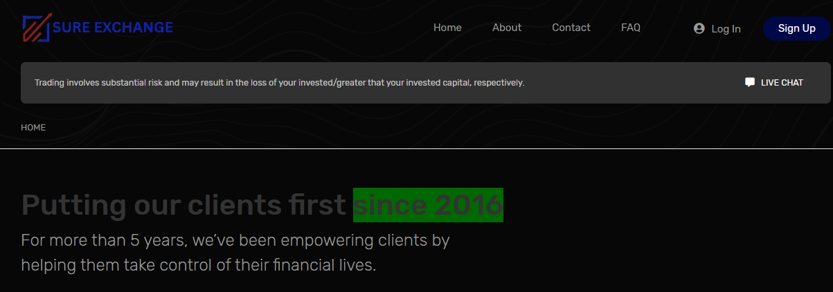 Sure Exchange FX About US