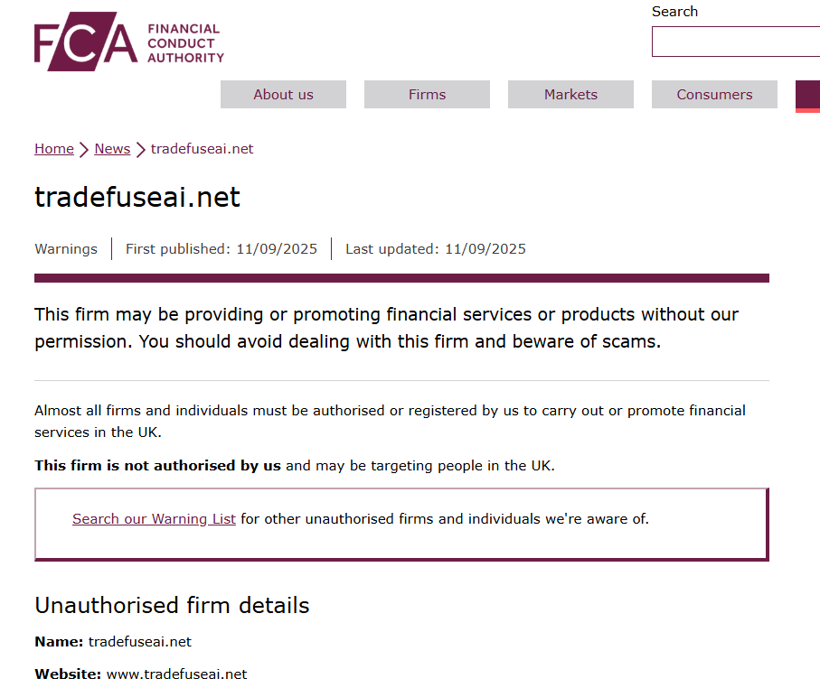 TradeFuseAi FCA