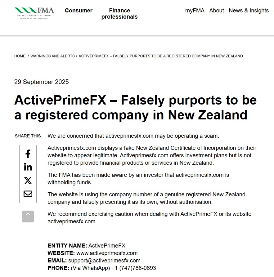 ActivePrimeFX FMA