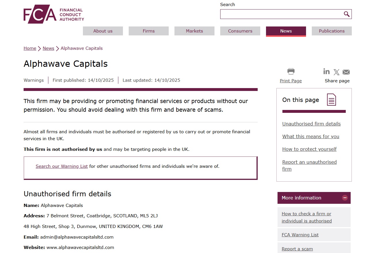 Alphawave-Capitals-FCA-Warning