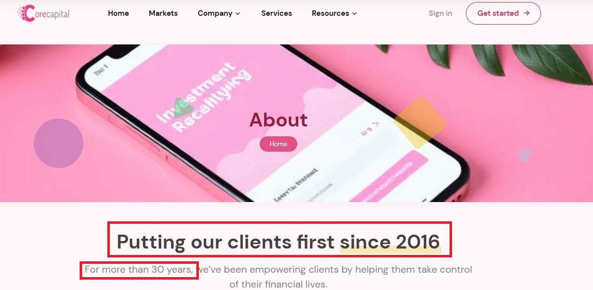 Corecapital About