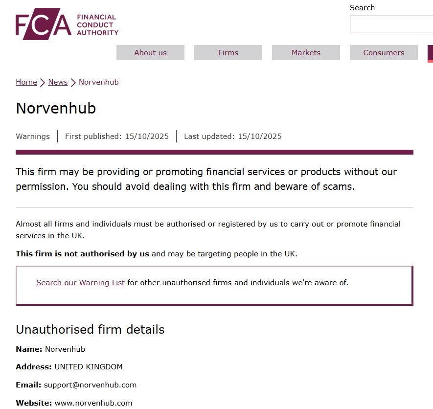 NorvenHub FCA