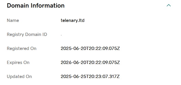 Telenary Trades WHOIS