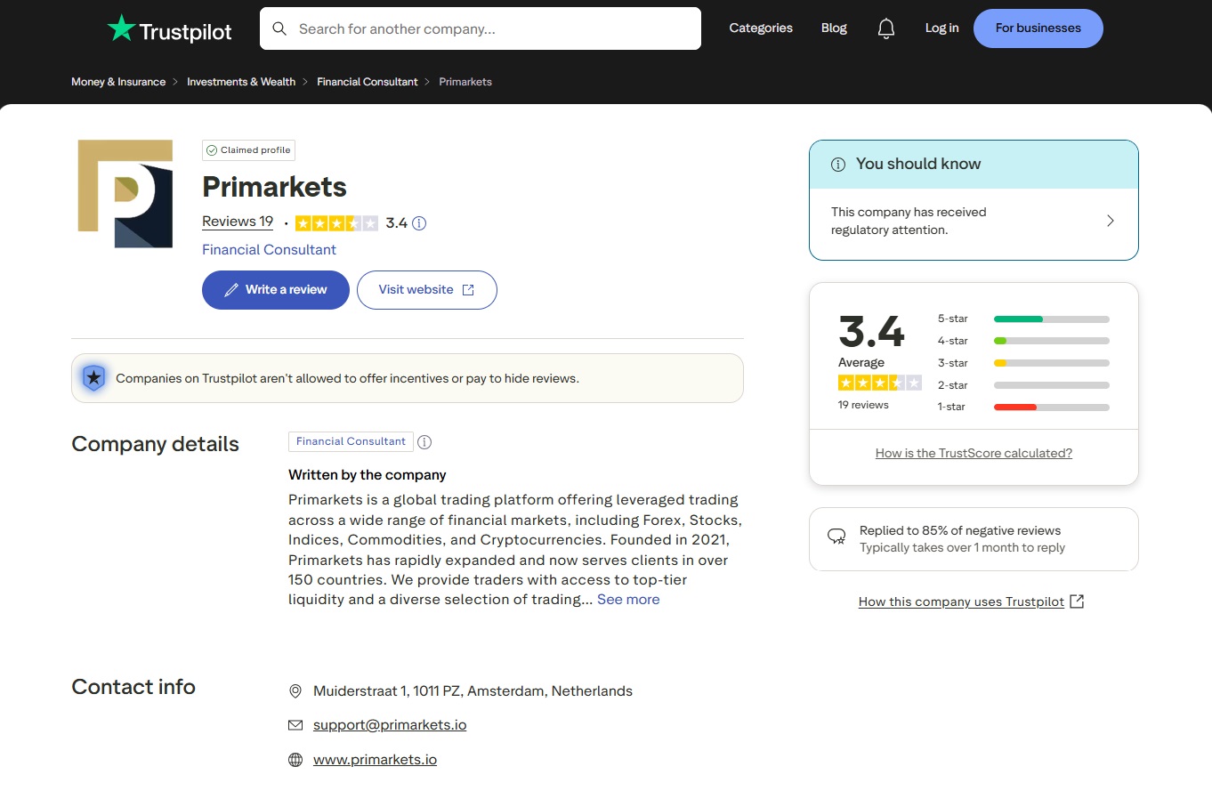 Primarkets-Reviews-Read-Customer-Service-Reviews-of-www-primarkets-io